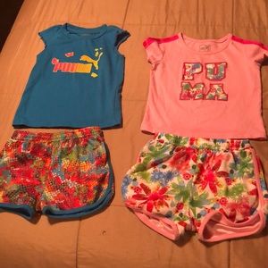 Two puma outfits
